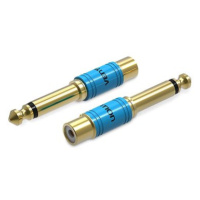 Vention 6.3mm Male Jack to RCA Female Audio Adapter Gold