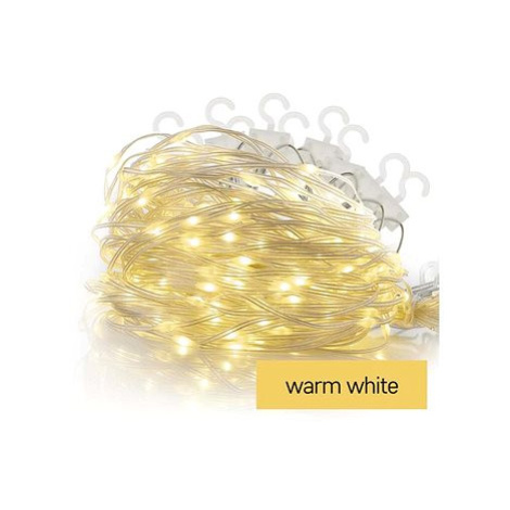 EMOS LED vánoční drop řetěz – rampouchy, 1,7 m, venkovní i vnitřní, teplá bílá, programy