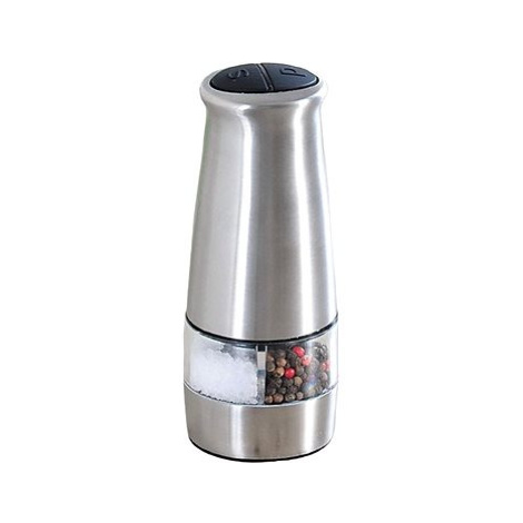 Kesper Elektrický nerezový mlýnek na pepř a sůl 17,5 cm, se dvěma mlecími mechanismy