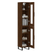 vidaXL Skříň highboard hnědý dub 34,5 x 34 x 180 cm kompozitní dřevo