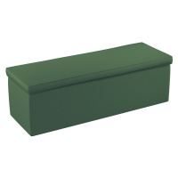 Dekoria Čalouněná skříň, Forest Green - zelená, 120 x 40 x 40 cm, Cotton Panama, 702-06
