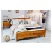 Expedo Vyvýšená postel ANGEL + sendvičová matrace MORAVIA + rošt ZDARMA, 160 x 200 cm, olše-lak