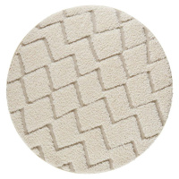 Krémový koberec Mint Rugs Handira, ⌀ 160 cm