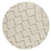 Krémový koberec Mint Rugs Handira, ⌀ 160 cm
