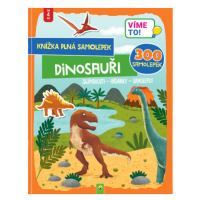 Dětská kniha se samolepkami (dinosaurus)