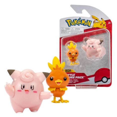 Pokémon akční figurky Torchic a Clefairy 5 cm