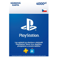 PlayStation Store dárková karta 4000 Kč