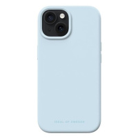 Silikonový ochranný kryt iDeal Of Sweden pro Apple iPhone 15, light blue