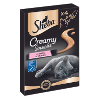 Sheba Creamy Snacks, 3 x balení, 2 + 1 zdarma! - Losos (3 x 4 x 12 g)