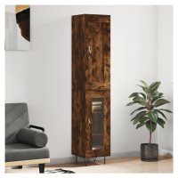 vidaXL Skříň highboard kouřový dub 34,5 x 34 x 180 cm kompozitní dřevo