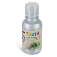 Barva na textil PRIMO, 125 ml - metalická - stříbrná