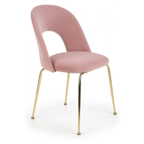Růžové jídelní židle