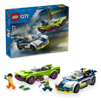 LEGO -  City 60415 Honička policejního auta a sporťák