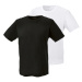 PARKSIDE® Pánské triko, 2 kusy (L (52/54), bílá/černá)