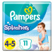 PAMPERS Splashers kalhotkové plenky do vody vel.4-5  9-15 kg 11 ks