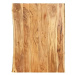 Stolní deska masivní akáciové dřevo 80 × (50–60) × 2,5 cm