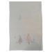Světle šedý vánoční běhoun na stůl Villa d'Este Xmas Geometric, 40 x 175 cm