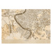 Mapa Sepia vintage map of Rome, Blursbyai, 40 × 30 cm