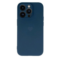 Vennus Valentýnské pouzdro Heart pro iPhone 13 Pro - tmavě modré