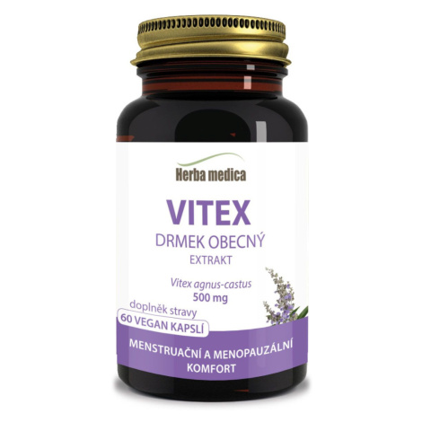 Herbamedica Vitex Drmek obecný extrakt 500 mg 60 kapslí Herba Medica