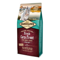 CARNILOVE Fresh Carp & Trout Sterilised for Adult cats 6 kg