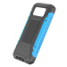 POWER BANK 10000mAh 3.7V SOLAR:1.2W BLACK+BLUE LED:2W