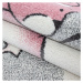 Ayyildiz koberce Dětský kusový koberec Kids 580 pink Rozměry koberců: 120x170