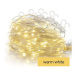 EMOS LED vánoční drop řetěz – rampouchy, 2,9 m, venkovní i vnitřní, teplá bílá, programy