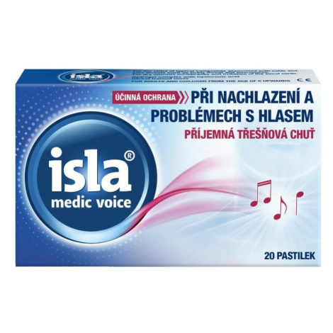 ISLA Medic Voice třešeň 20 pastilek