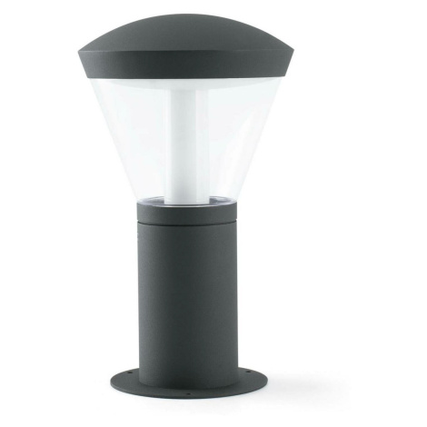 FARO SHELBY LED sloupková lampa, tmavě šedá, h 32.5cm