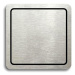 Accept Piktogram "prázdný s linkou" (80 × 80 mm) (stříbrná tabulka - černý tisk)