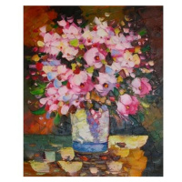 Obraz - Kytice růžových květů