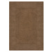 Flair Rugs koberce Kusový ručně tkaný koberec Tuscany Textured Wool Border Brown Rozměry koberců
