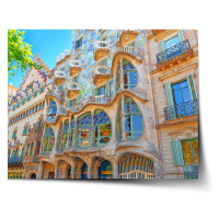 Sablio Plakát Barcelona Gaudi Casa Batllo 2 - 90x60 cm