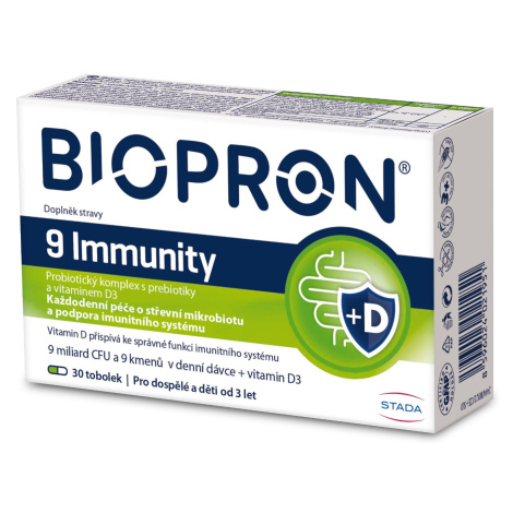 Biopron 9 Immunity s vitaminem D3 30 tobolek