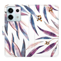 iSaprio flip pouzdro Ornamental Leaves pro Xiaomi Redmi Note 13 Pro 5G / Poco X6 5G