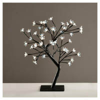 ACA Lighting stromek se silikonovými květy 36 LED 220-240V, studená bílá, IP20, 45cm, 3m černý k