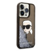 Karl Lagerfeld KLHCP14XLNKHCK hard silikonové pouzdro iPhone 14 PRO MAX 6.7" black Glitter Karl 