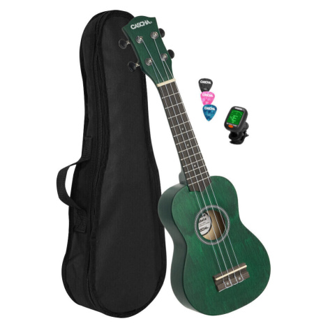 Cascha HH 3972 EN Green Sopránové ukulele