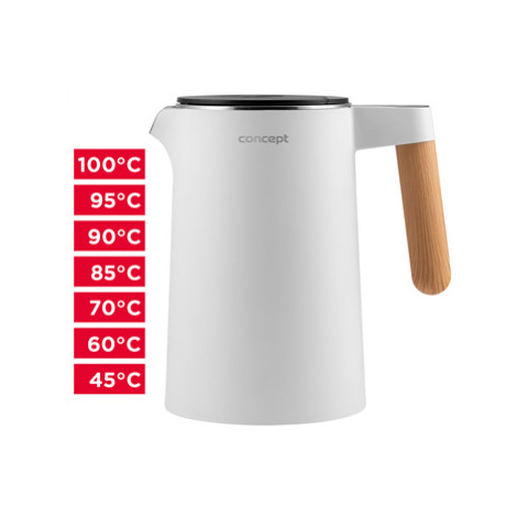 Concept Rychlovarná konvice s regulací teploty 1,5 l Salt  a  Pepper RK3300