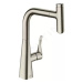 Hansgrohe 73802800 - Dřezová baterie M7115-H240 s výsuvnou sprškou, sBOX, vzhled nerezu