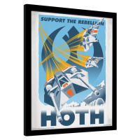 Obraz na zeď - Star Wars - Hoth, 34.3 × 44.5 cm