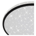 BRILONER LED stropní svítidlo hvězdné nebe, pr. 38 cm, 24 W, černá BRI 3456-215