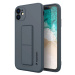 Wozinsky Kickstand Case silikonové pouzdro se stojánkem pro iPhone 11 Pro navy blue