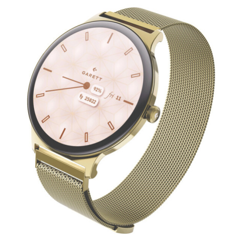 Garett Smartwatch Verona 2 Mesh steel, zlatá