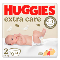 HUGGIES® Pleny jednorázové Extra Care 2 (3-6 kg) 24 ks