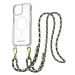 AlzaGuard Luxe Detach Lanyard Case Compatible with MagSafe for iPhone 13 žlutozelený