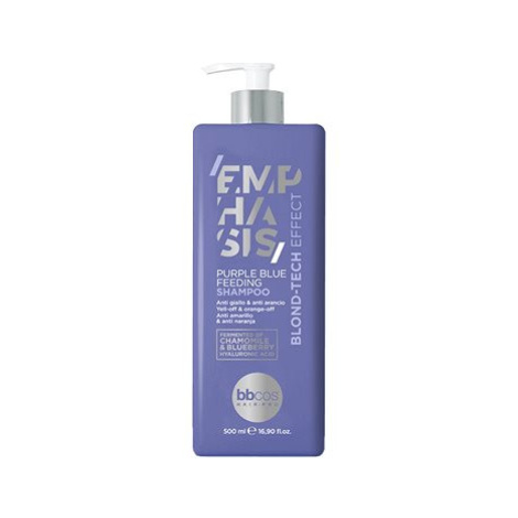 BBCOS Emphasis Blond Tech Effect Purple Blue Feeding Shampoo, 500 ml