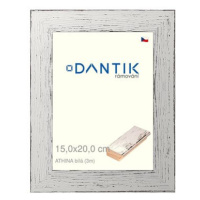 DANTIK rámeček 15 × 20, ATHINA Bílý sklo čiré