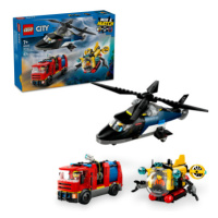 LEGO® City 60462 Remix: Helikoptéra, hasičský vůz a ponorka